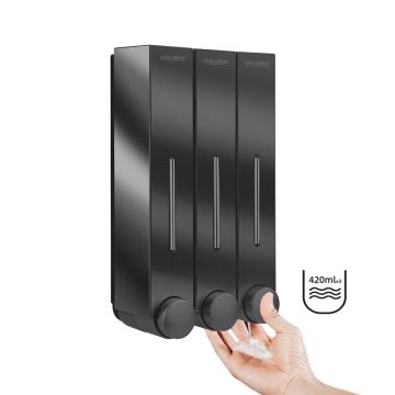 Leelongs 400ML Triple Tank Plastic Hand Wash Dispenser - Easy Installation