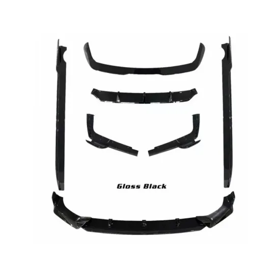 Black Warrior Style Auto Parts Body Kit for BMW X7 G07 Front Rear Lip Side Skirts Bumper