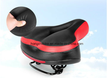 Hot Selling New Soft MTB Bicycle Shock-Absorbing Saddle with Reflective Stripe