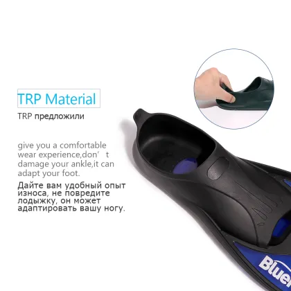 BR BLUERISE Flippers Water Sport Swimming Fins Snorkel Neoprene Anti-slip Swim Shoe Scuba Swimming Diving Fins For Adults