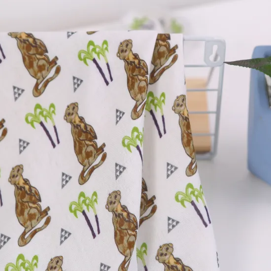 Wholesale Bamboo Muslin Fabric: Custom Printed Baby Blankets 70% Bamboo 30% Cotton