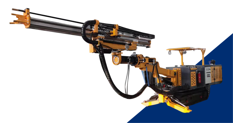 Mining crawler diesel-electric tunneling drilling vehicle