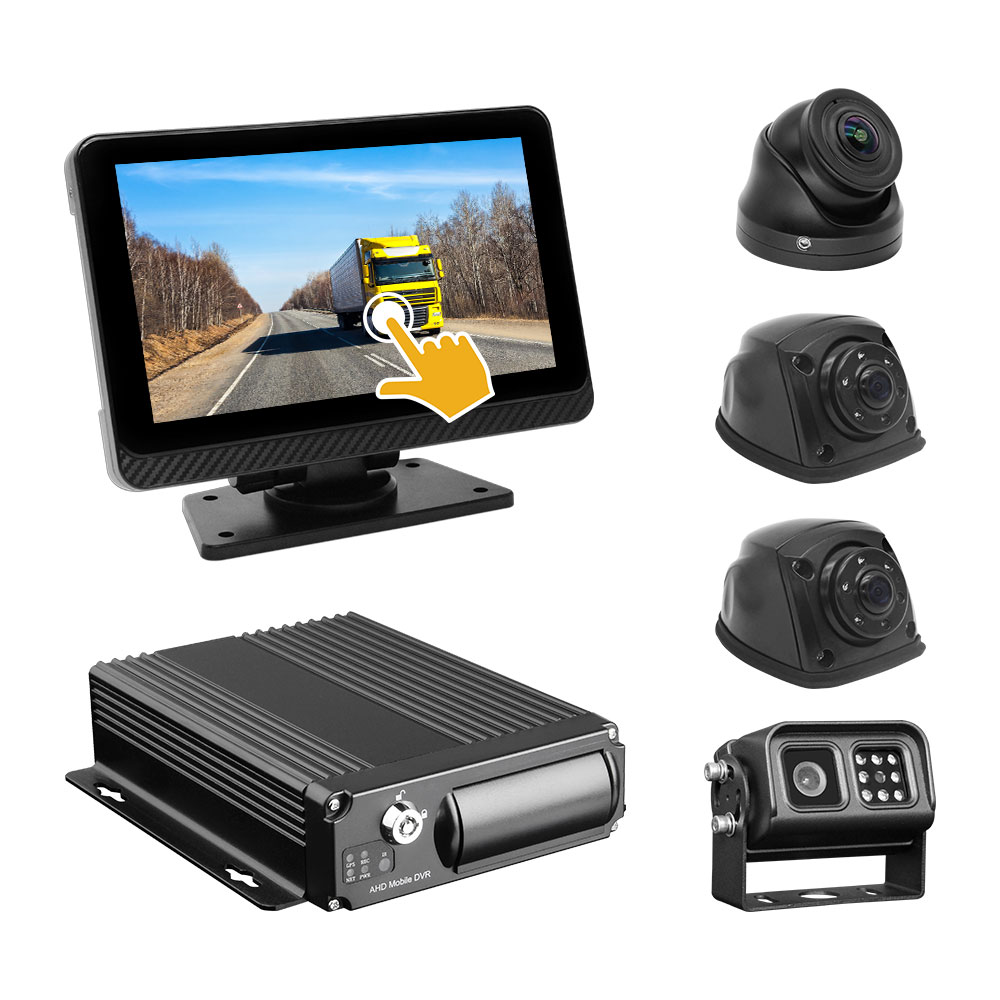 4ch Truck 7inch Tact Screen Mobile DVR Monitor