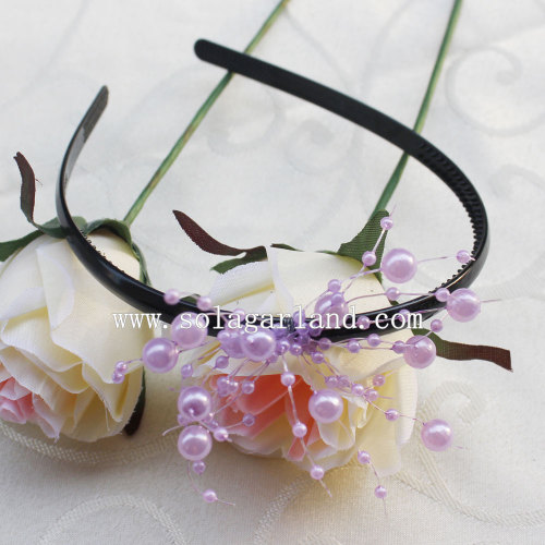 Latest Fashion Elastic Pearl Garland Hairband Accessories