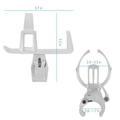 Bicycle Water Bottle Cage Plastic White