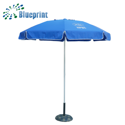 Promotional hot sale big size blue outdoor umbrella