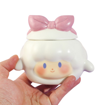 Cute Cartoon Star-Shaped Ceramic Mug - 350ml Porcelain Coffee Cup