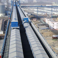Raw material handling air cushion belt conveyor