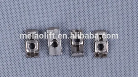 elevator door slider fixing nut 5mm stainless steel