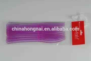 100% hygienic colorful Disposable PS plastc cutlery sets ,picnic set,knife set