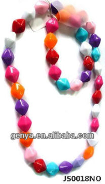 Cute children jewelry set necklace and bracelet set