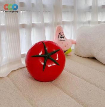 High Quality Nordic LED Glass Tomato Table Lamp for Home Decor