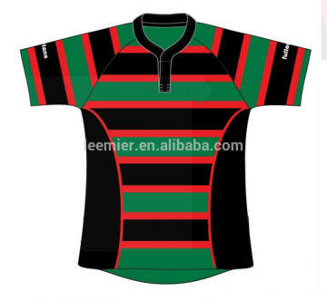 Custom polyester sublimated rugby practice shirts