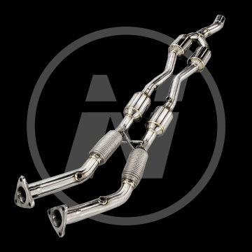 Downpipe untuk VW R36 Magotan 3.6 2008-2011 Tinggi Ekzos Ekzos Muffler Exhaust Downpipe