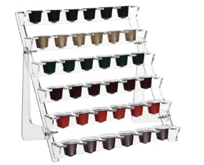 Acrylic Coffee Pod Storage Rack