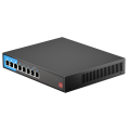 8 port gigabit AF/em interruptores Poe de longa distância