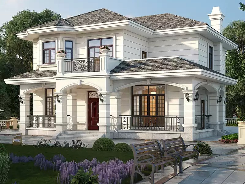 Light steel villa (113)