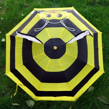 Bee cartoon children umbrella with whistle