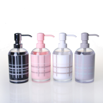 british style double thickness plastic lotion pump bottle