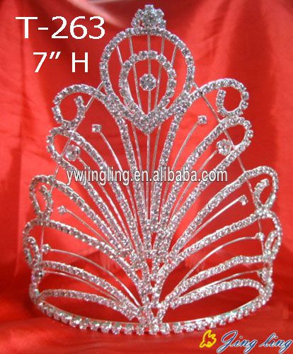 2015 Hot sale Glitz Pageant Crowns