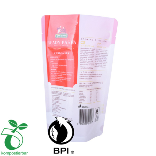 エコプラスチックスタンドアップフードバッグヒートシール水防止と抗酸化物質