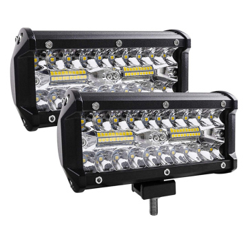 7-inch 40 LED-kralen 120W Chip LED-strip voor offroad 4x4 voertuigtractor werklicht