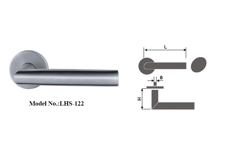 Modern Solid Door Handles for Residential Purpose 