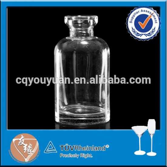 Simple 250ml perfume glass bottle in guangzhou