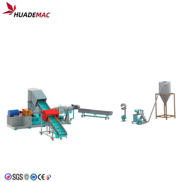 PE film pelletizing line/squeezing pelletizing machine