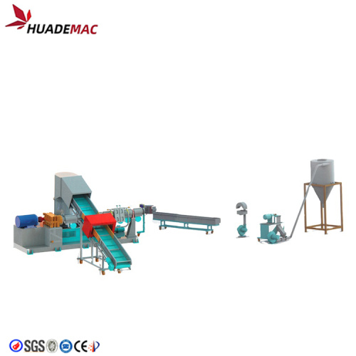 Squeeze Pelletizing Line / Plastic Film Granulator Machine