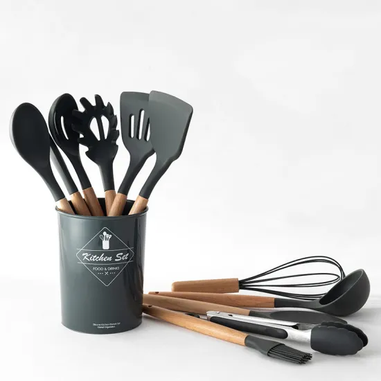 Kitchen Accessories Cooking 9/11Pcs Cooking Tools Set Kitchen Utensils Set Silicone Non-stick Spoon Cooking Tools Kitchenware