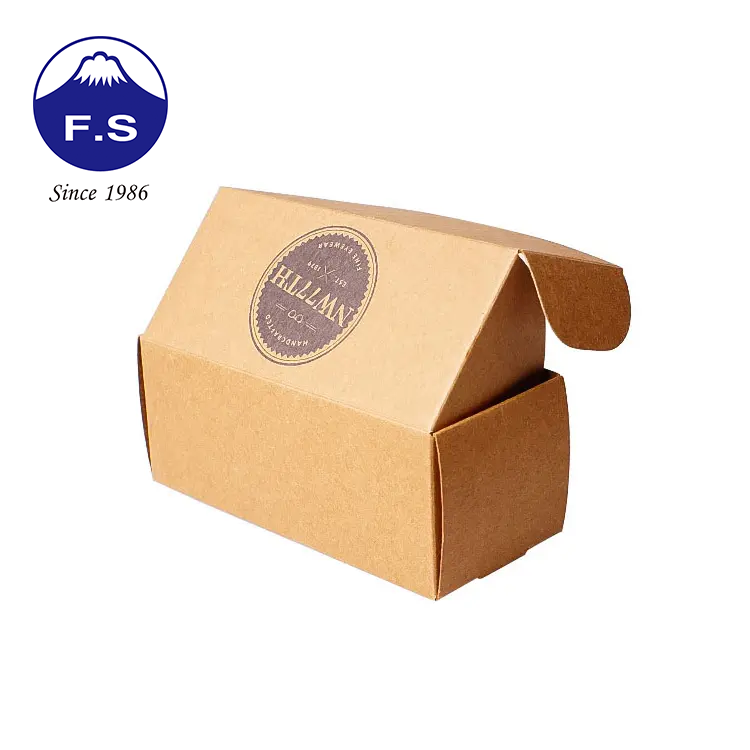 Oem Printed Craft Recycle Shipping Mailing Kraft Box