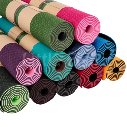 6mm double color TPE Yoga Mat fitness Mat