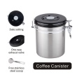 Coffee Canister Stainless Steel with Date Setting