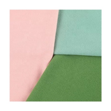 Wholesale Custom Brush Fabric 94% Polyester 6% Spandex Single Jersey Knitting Fabric for Garment