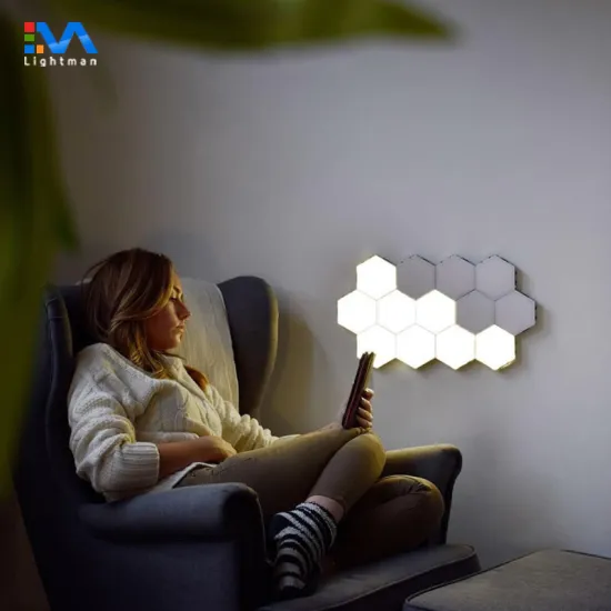Hexagons Honeycomb Light Creative Touch Panel LED Wall Lamp