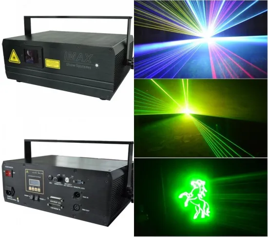 High Power Laser Stage Light With Imax 0.8rgb , Full Color