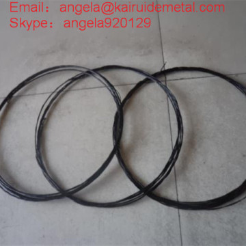 Twisted Black Annealed Metal Tie Wire