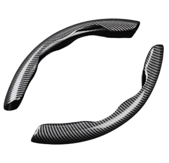 Carbon Fiber Steering Wheel Cover for BMW, MERCEDES, TOYOTA, HONDA - Universe Size in Suede, PVC, PU Leather