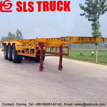 48ft Flatbed tri-axle container semi trailer with low price