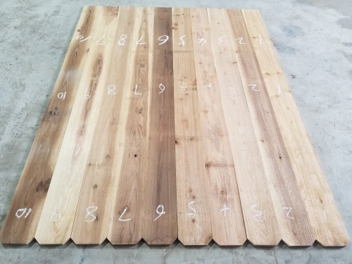 Factory High Quality Fence Panels Cryptomeria Logs Imported From Japan Wooden Fence