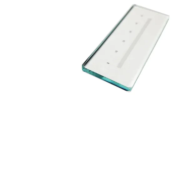 High Precision Optical Glass Ruler for Industrial Microscope Measurements