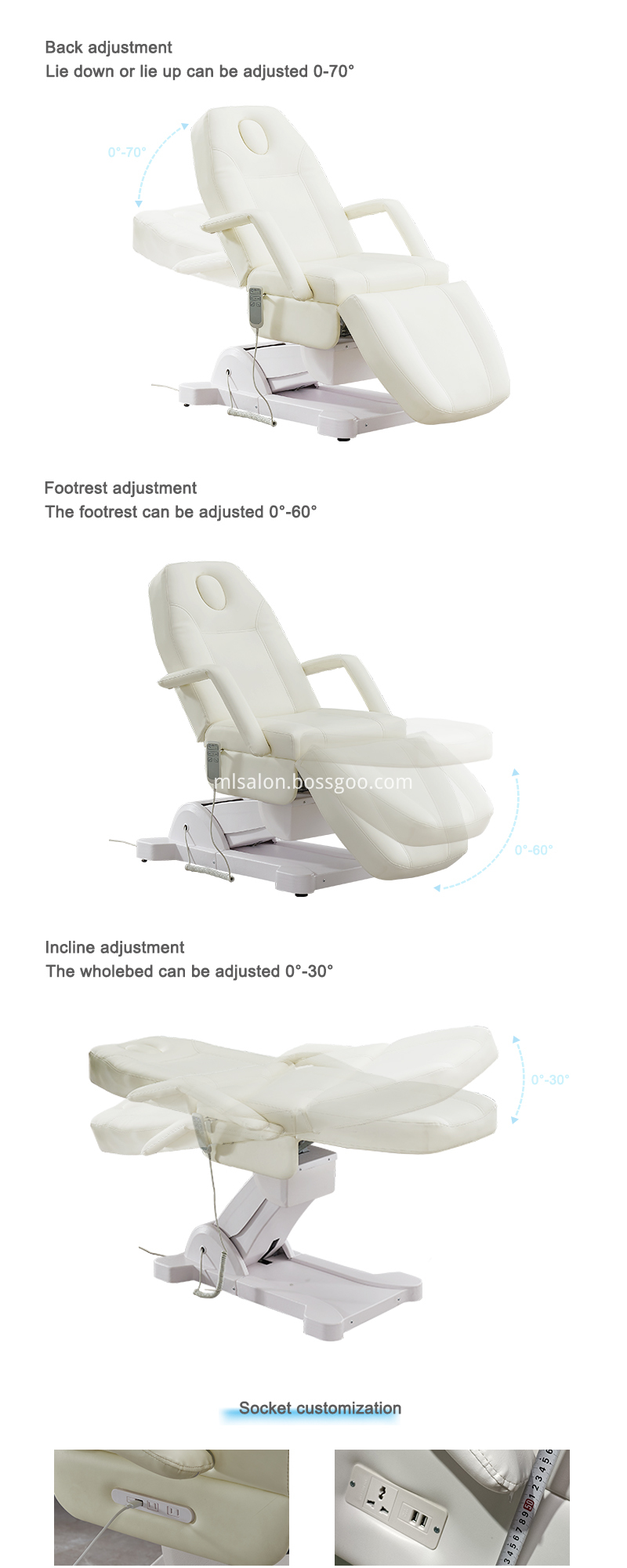 E019 9 Massage Bed