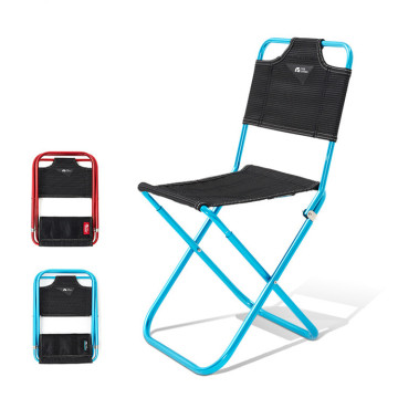 MOBI GARDEN Ultra-Light Portable Folding Chair with Backrest for Queuing, Subway, and Fishing