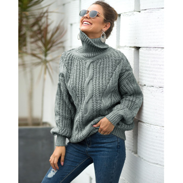 Pull oversize oversize en tricot pour femmes