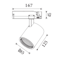 30W COB LED Track Track Downlight