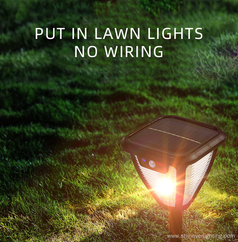 Rechargeable Outdoor Solar Motion Sensor Garden Lights