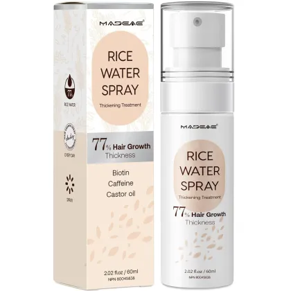 New  Herbal Rice Water Smoothing Hair Loss Hair Nourishing Spray with Rich Water