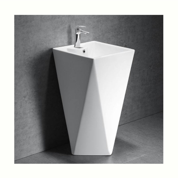 Popular Hotel Ceramic Sanitary Ware Floor Mounted Hand Wash Basin