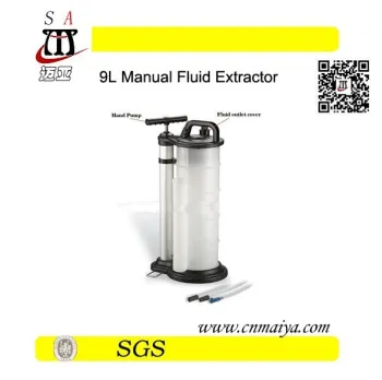 PP Material 9L Manual Fluid Extractor Oil Extractor